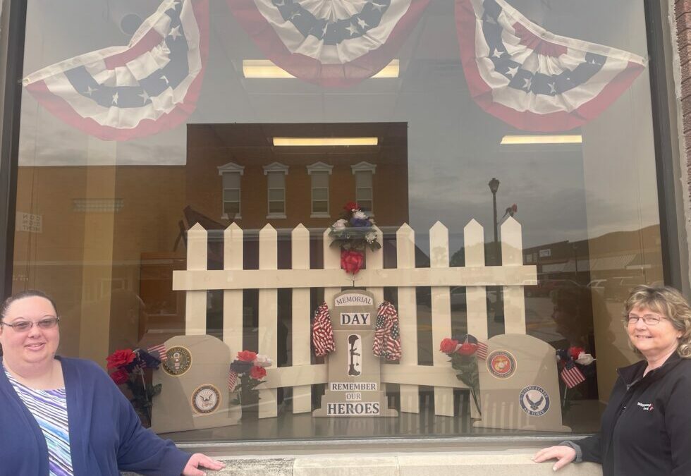 Memorial Day Window Decor