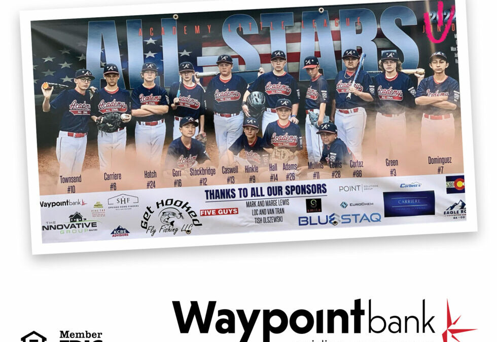 Academy All Star Little League Baseball Team Co-Sponsorship