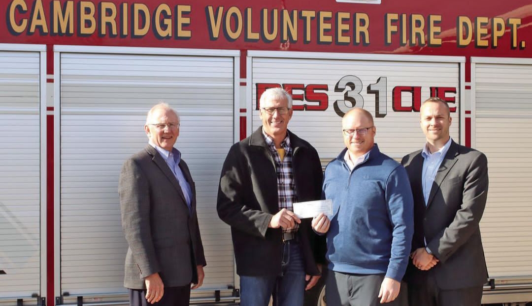 Cambridge Fire Department Donation