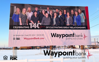 Waypoint Bank – Cozad Billboard