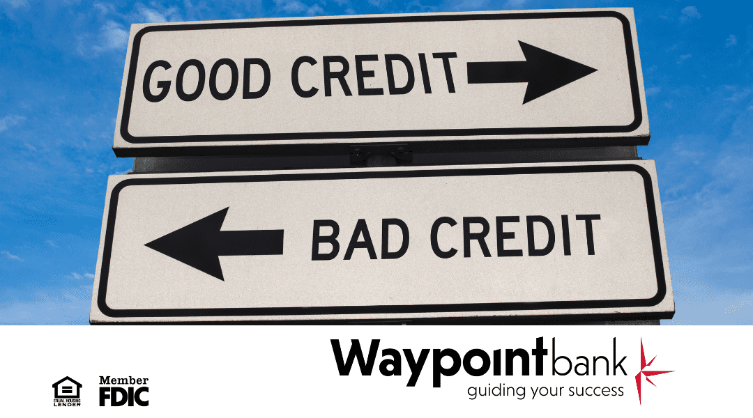 Good credit and bad credit signs