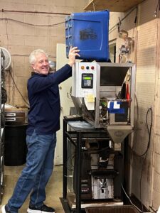 glenn pouring beans 